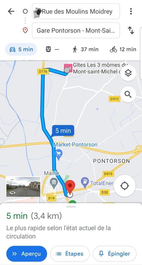 Gite Timeo Mont Saint-Michel Pontorson Eksteriør billede